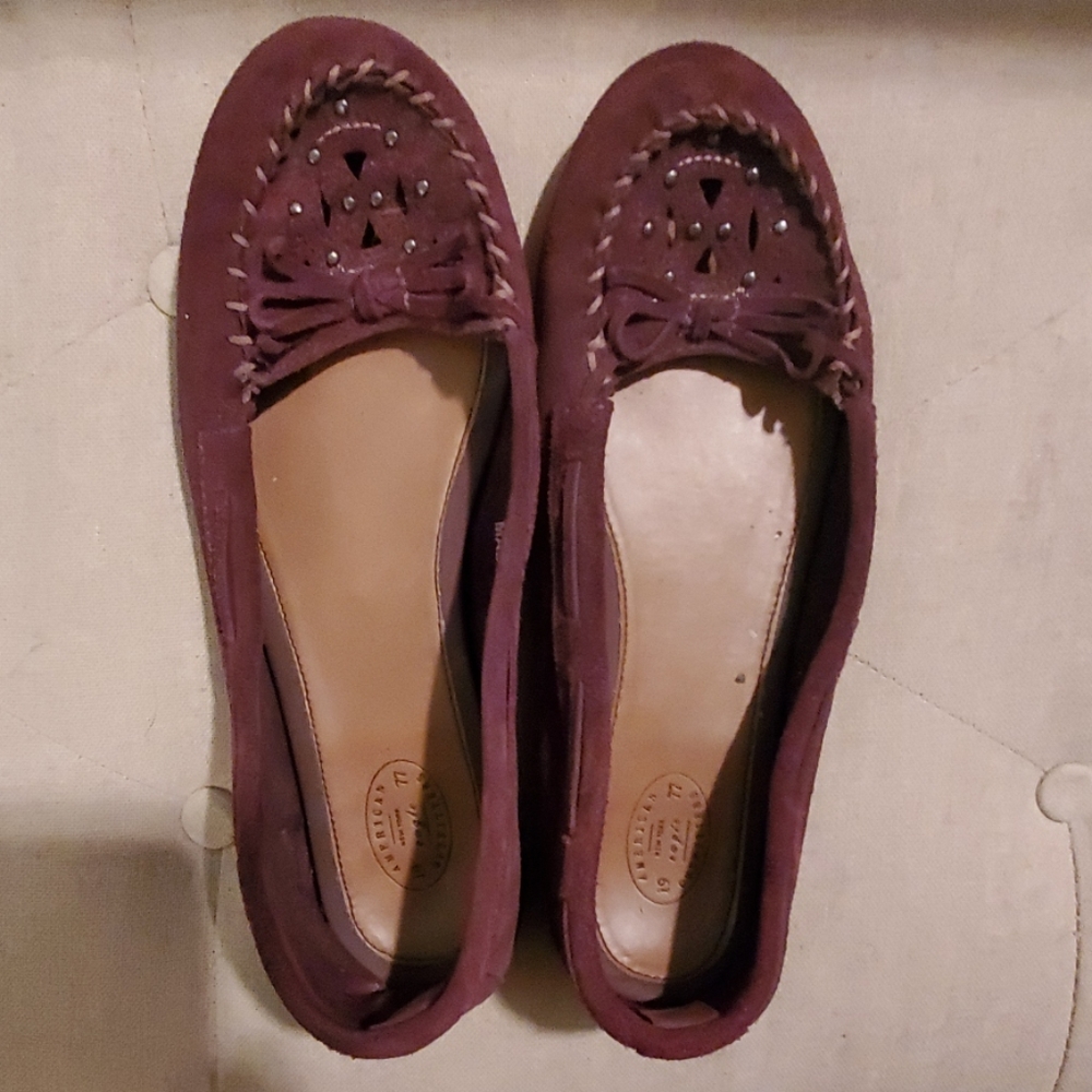 Purple American Eagle Moccasins